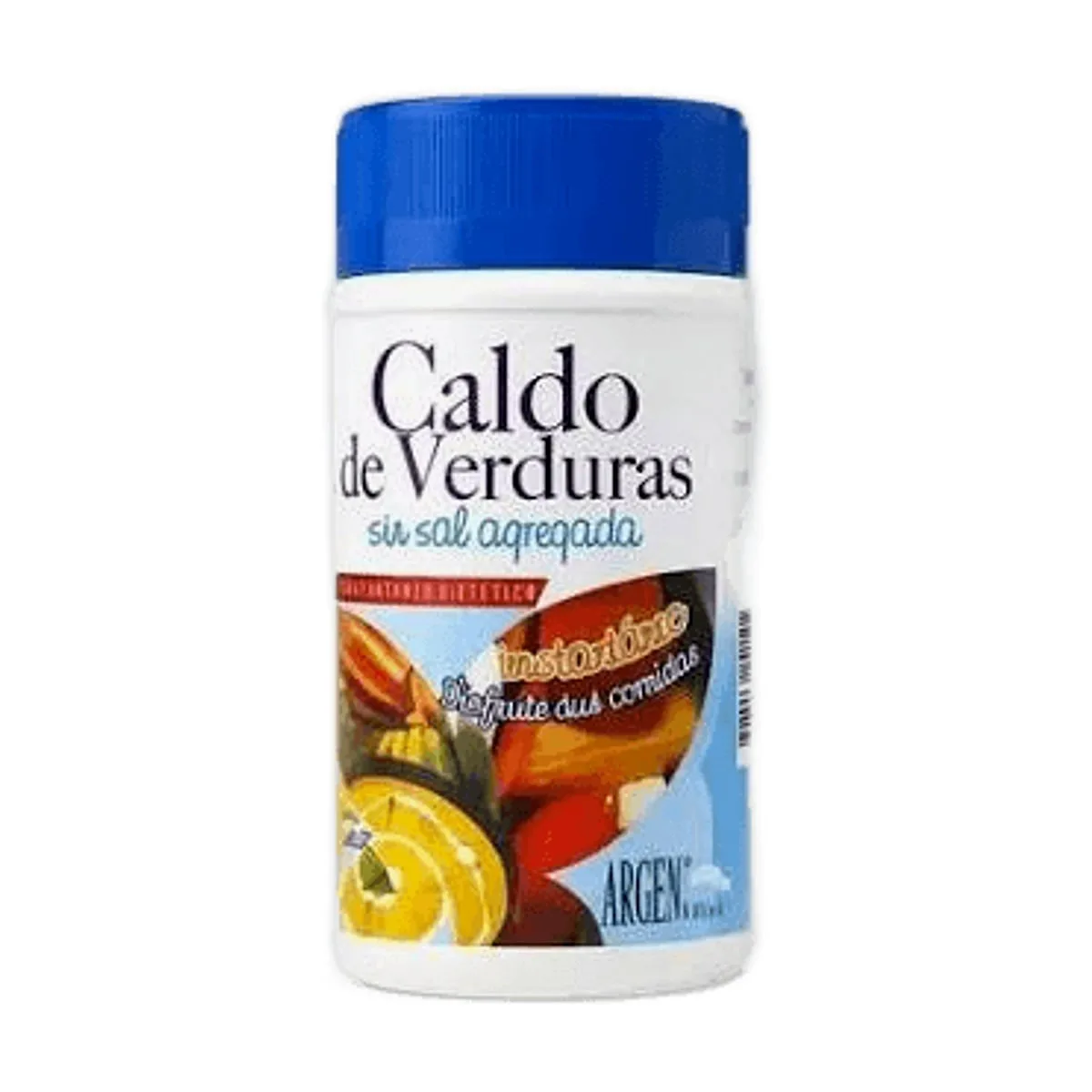 Argendiet - Caldo instantaneo de verduras sin sal agregada x 170 gr (pote)