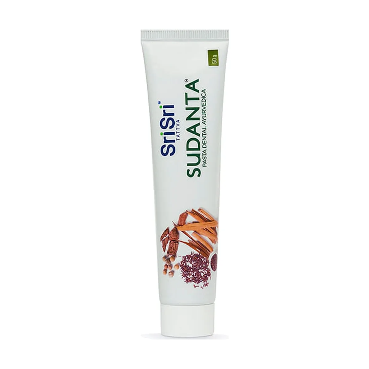 Sri Sri - Pasta dental libre de fluor con canela x 50 gr