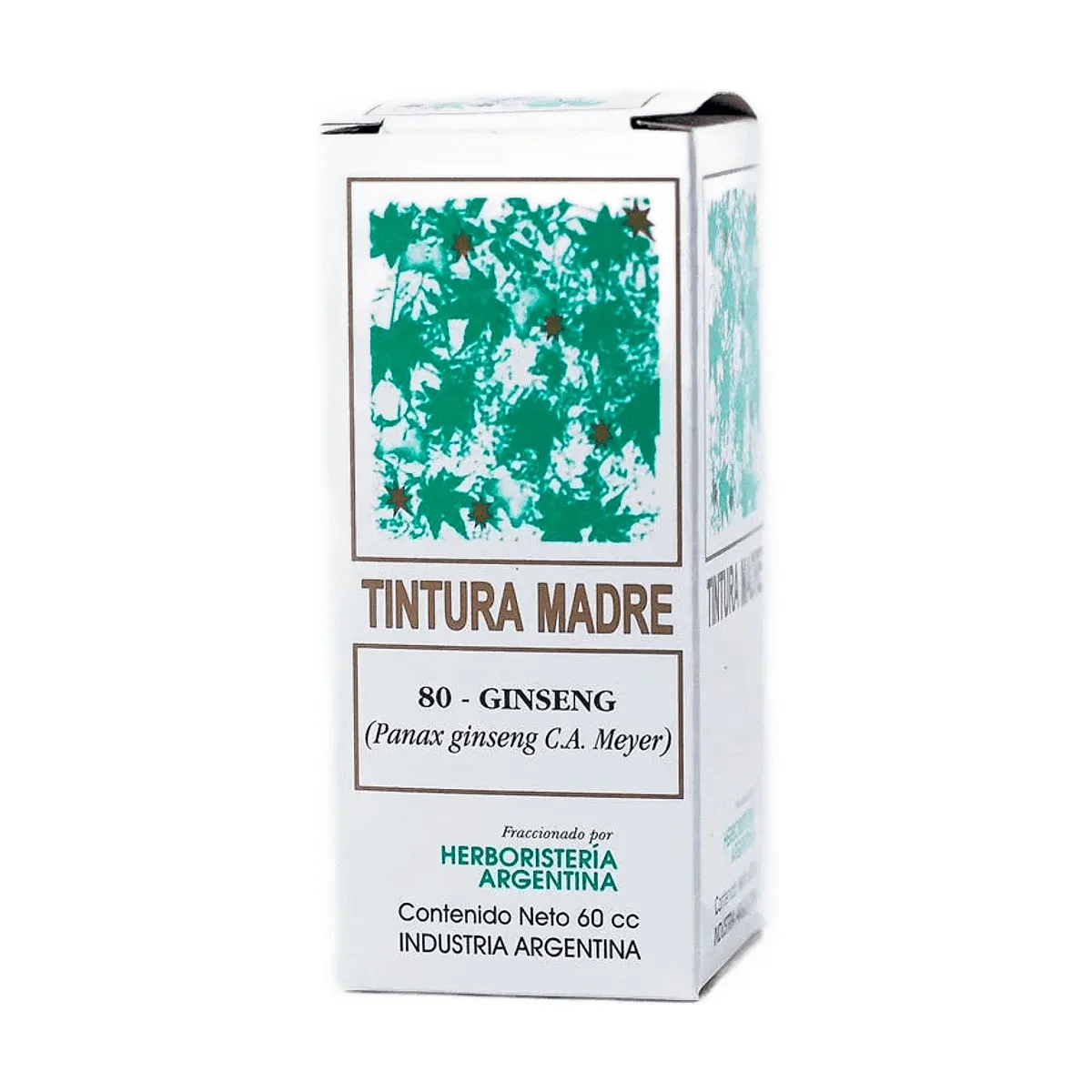 Drogueria Argentina - Tintura madre ginseng x 60 cc