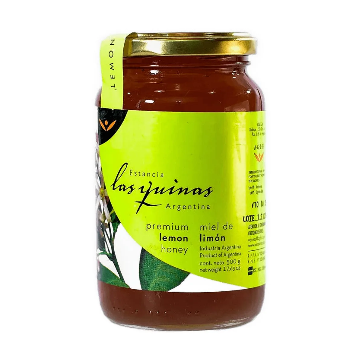 Las Quinas - Miel con limon x 500 gr