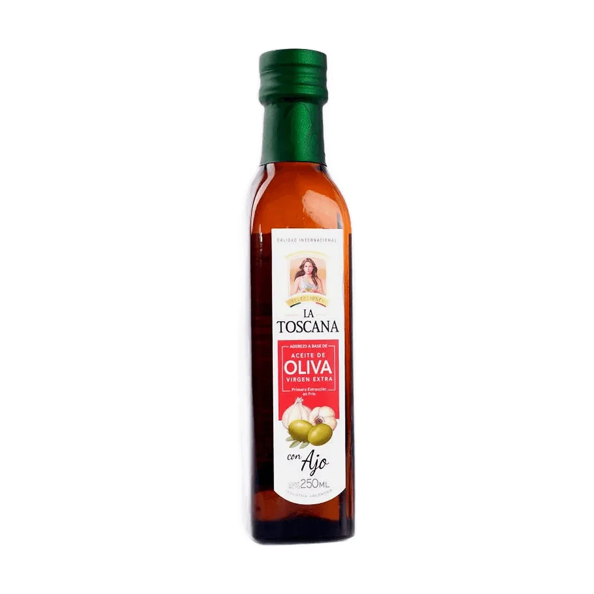 La Toscana - Aceite de oliva sabor ajo x 250 ml