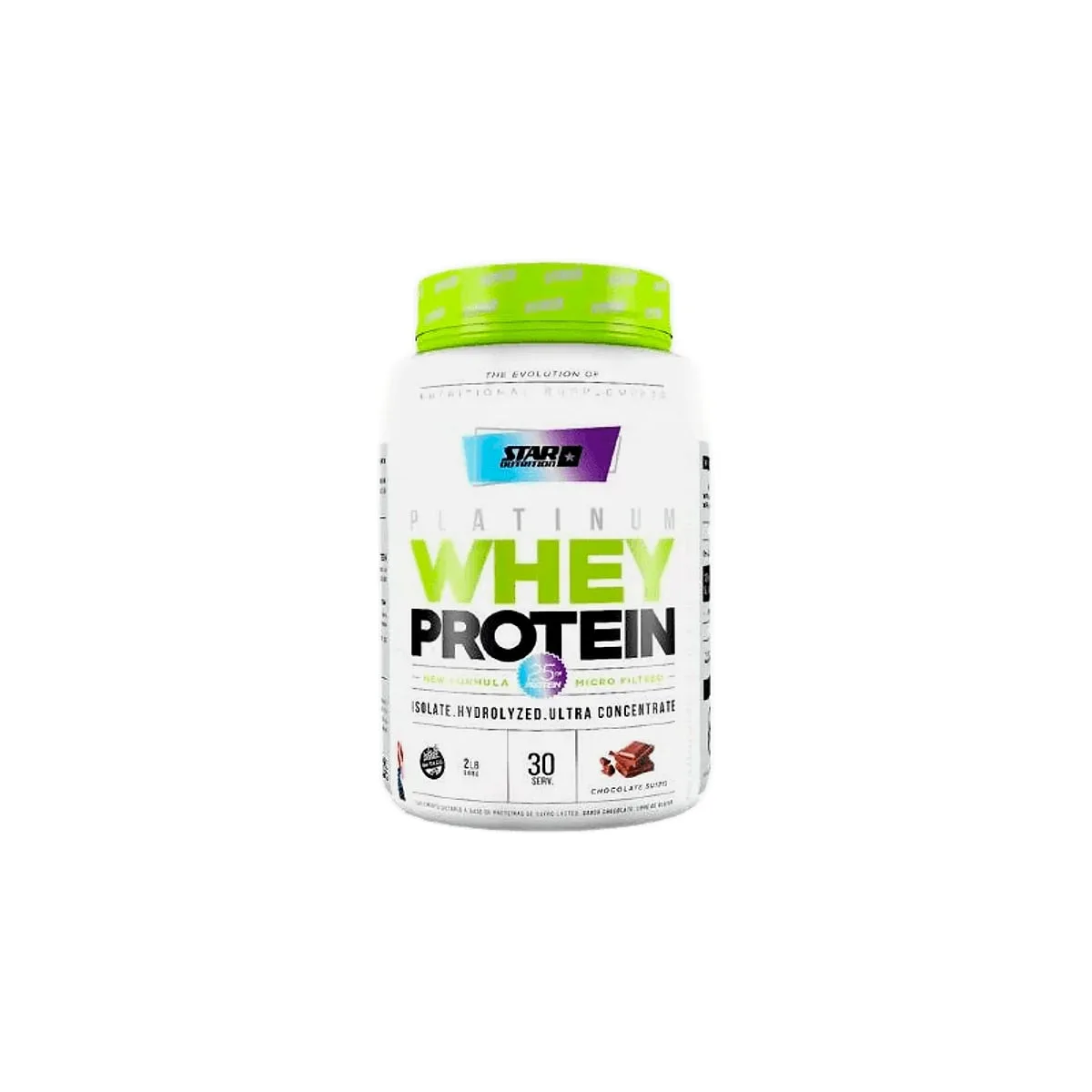 Star Nutrition - Whey protein sabor chocolate suizo x 908 gr